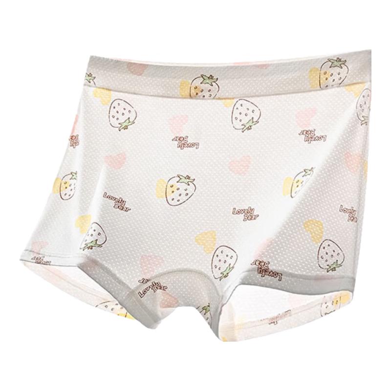 Yuzhaolin Girls  Ice Silk Antibacterial Boxer Briefs - 5 Pack 3XL