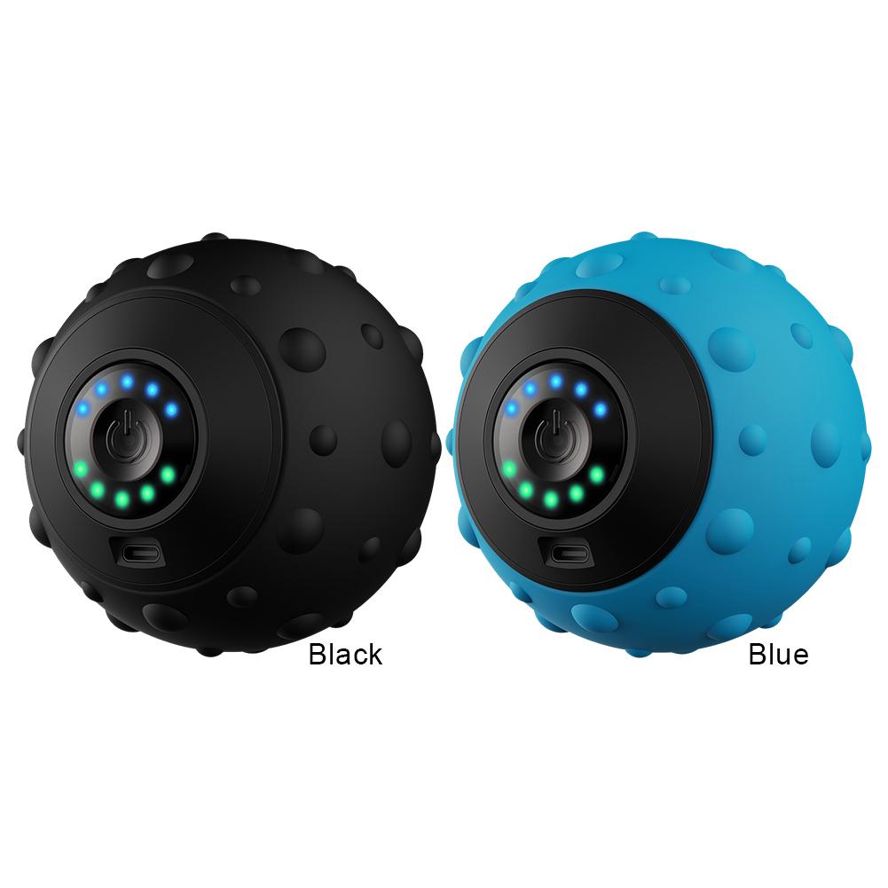 Electric Massage Ball Trigger Point Fascia Ball USB Rechargeable Vibration Massage Ball 5 Gear Ergonomic for Stress Relief