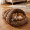 Warm Cat Sleeping Bag Soft Skin-Friendly Semi-enclosed Pet Nest Dog Nest Mat Cold Weather