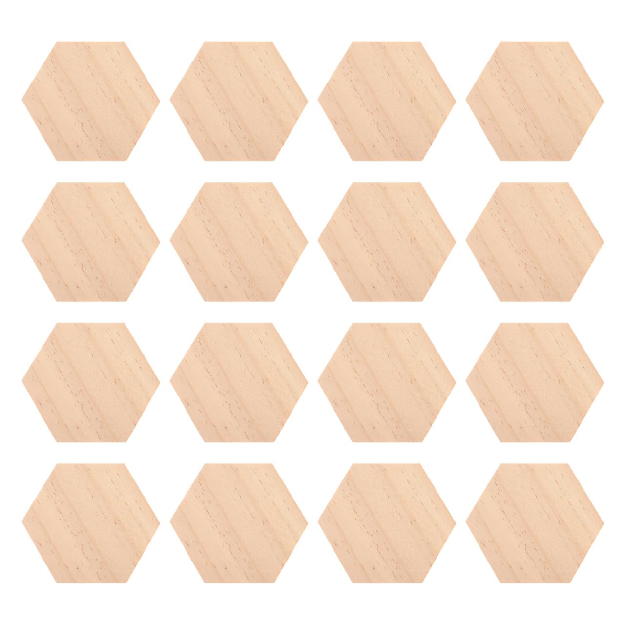 

EXCEART Wood Wooden Wooden DIY Decorative Wood Wooden Small DIY Room Pack of 50 Chips, Slices, Coasters, Graffiti, Board, Blank, Cards, Hexagons,