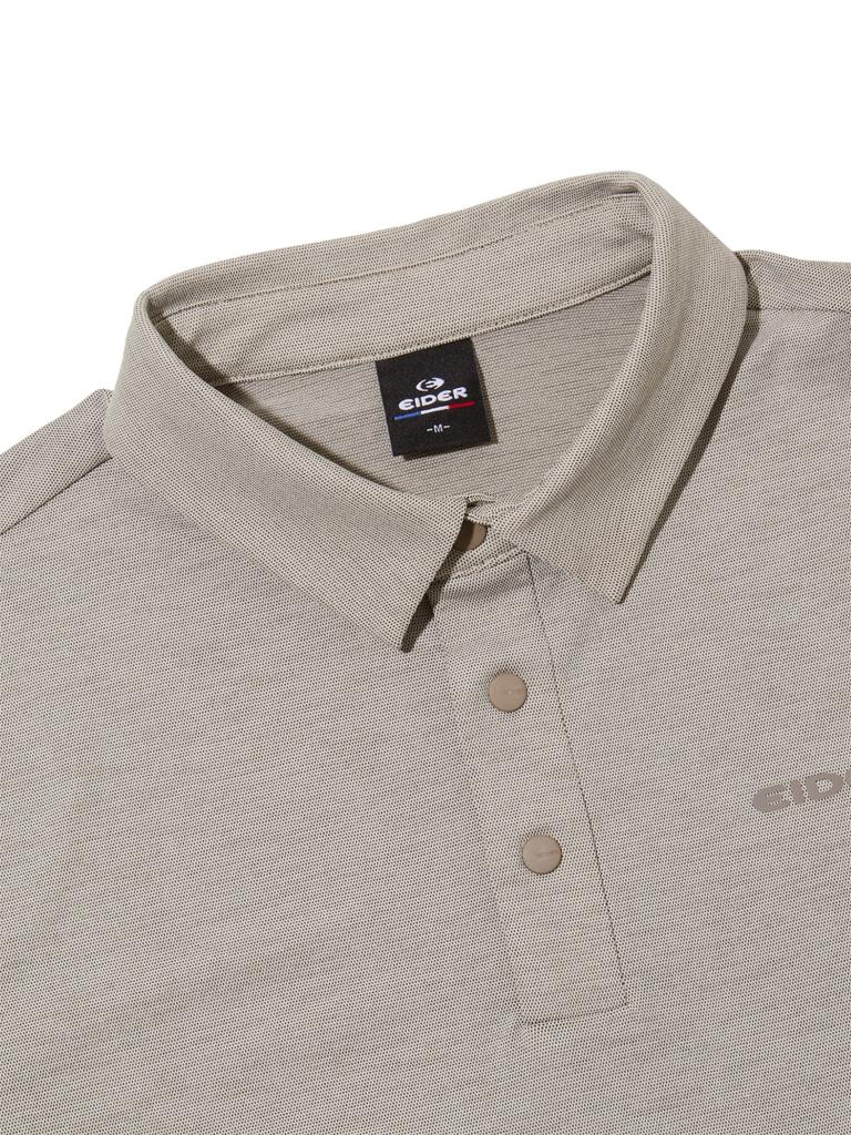 EIDER Pop Twisting Men'S Short Sleeve Polo Shirt_Beige