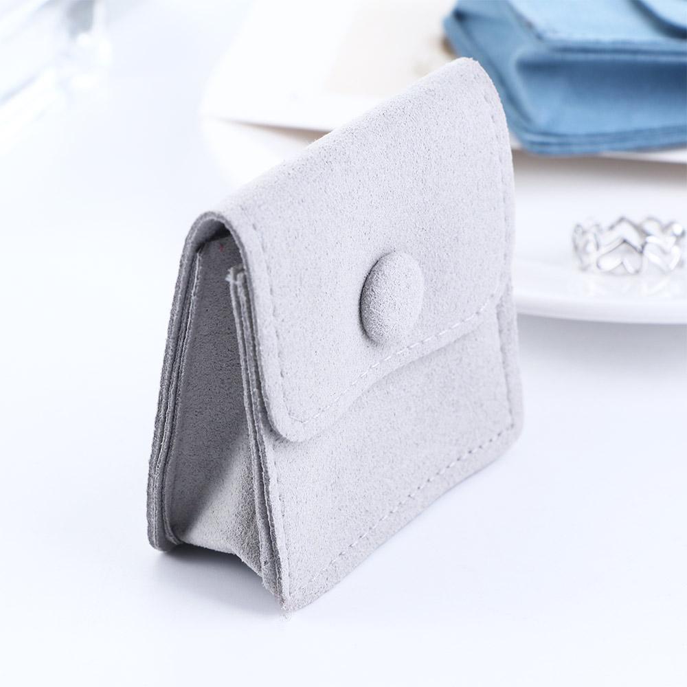 Botton Bracelets For Women Men Gift Packaging Packaging Snap Bags Jewelry Purse Bags Velvet Pouch