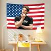 Jensen Tapestry Ackles American Flag Famous Actor Home Decor Wall Hanging Bedroom Dorm Backdrop Room Decoration Items Fans Gift