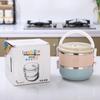 Macaron 2-Layer Lunch Box with Handle