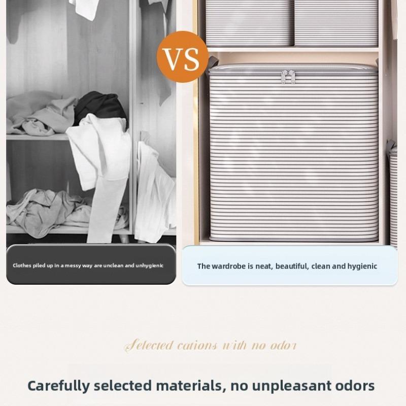Große Aufbewahrungsboxen für Kleidung & Bettdecken, Staubdichte Heim-Organizer-Behälter, Kleiderschrank-Verpackungsboxen für Umzüge