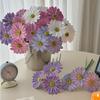 3PCS/Bundle 3D Printed Simulation Flower Chrysanthemum Multicolor Faux Flower  Wedding Decor