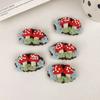 Handmade Crochet Mushroom Hair Clip Cute Knitted Side Clip Korean Style Hair Accessories for Girls Gift
