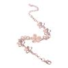 18K 1 PC Charming Bracelet Cat's Eye Opal Women Flower Chian