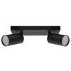 Black Wall and Ceiling Fixture 2L 2X35W Gu10 Ip20 Manam Ideus 03764