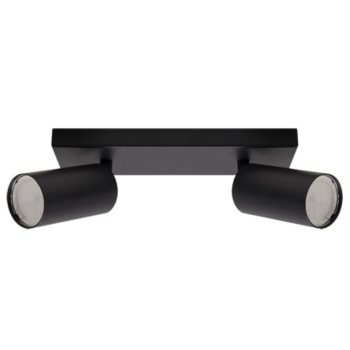 Black Wall and Ceiling Fixture 2L 2X35W Gu10 Ip20 Manam Ideus 03764