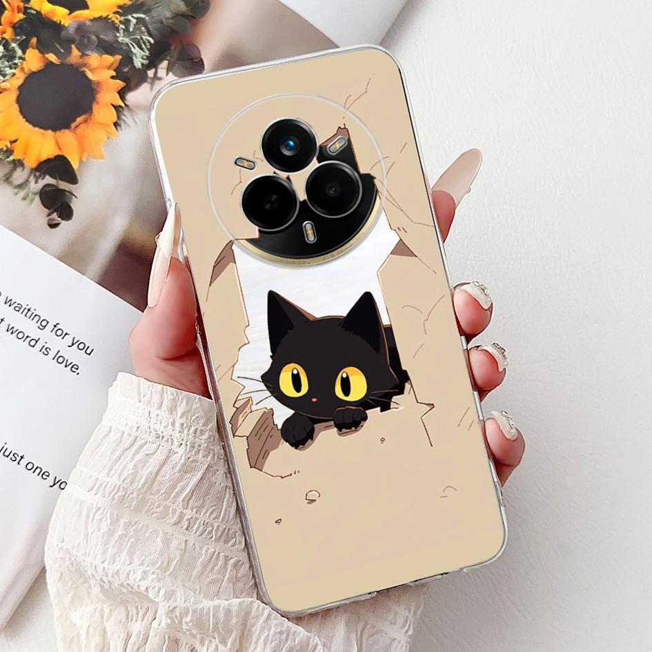 Für Realme 14 Pro 5G Hülle 2025 Cover Cooler Drache Löwe Cartoon Weiche Klare Silikon Handyhüllen Für Realme 14 Pro+ 14Pro Plus Capa