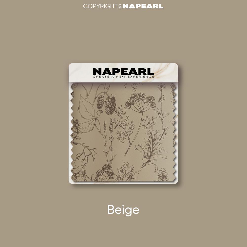 

1 шт. NAPEARL 70-85% затемняющие занавески с цветочным принтом, оконные шторы для гостиной W300cm x L260cm бежевый