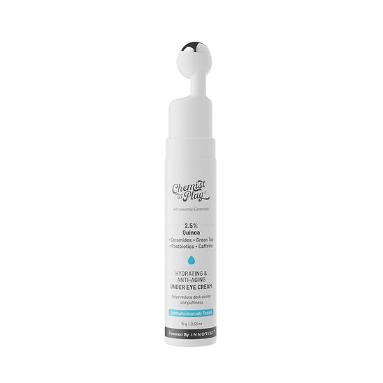 Chemist at play Krém pod oči s 2 % Revital Eye & Quinoa Extract|Vraní nohy|Rostlinné ceramidy| Válec pro muže a ženy|15g