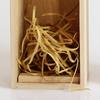 Single Bottle Wooden Wine Box with Lid Decorative Wood Grain Reusable Wine Storage Box