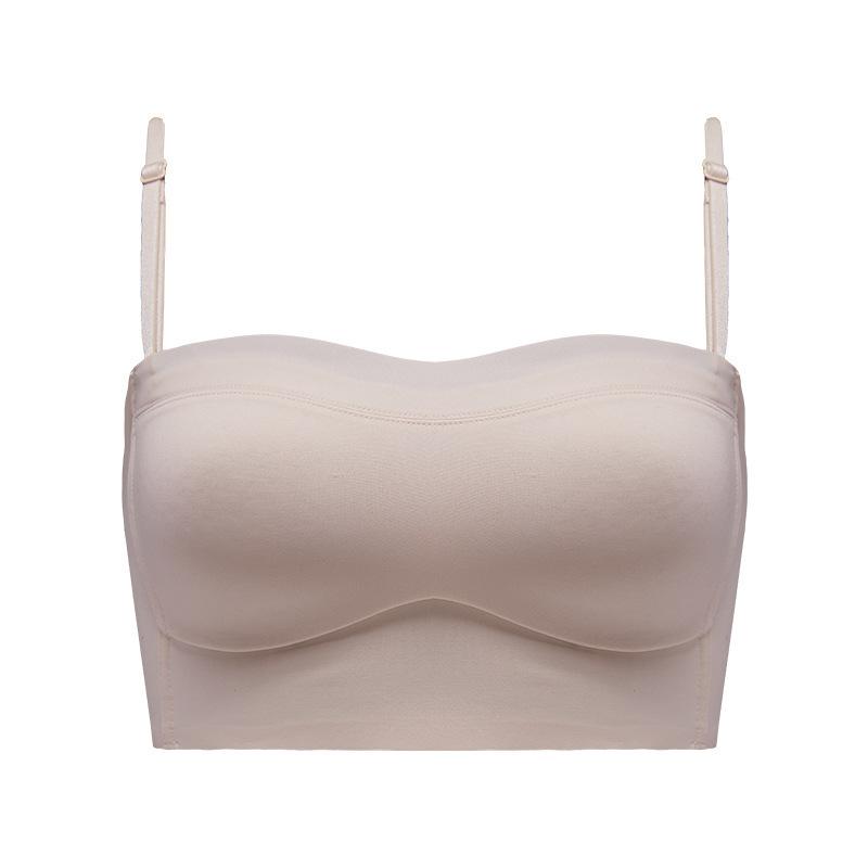 Summer women Ultra Thin Tube Top Wireless Brassiere Smooth Breathable Bra Comfortable Bralette Beauty Back Underwear Top