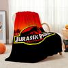Jurassic World Dominion Theme Printed Blanket Skinfriendly Soft Fleece Blanket For Outdoor Travel Home Party Decor Holiday Gift