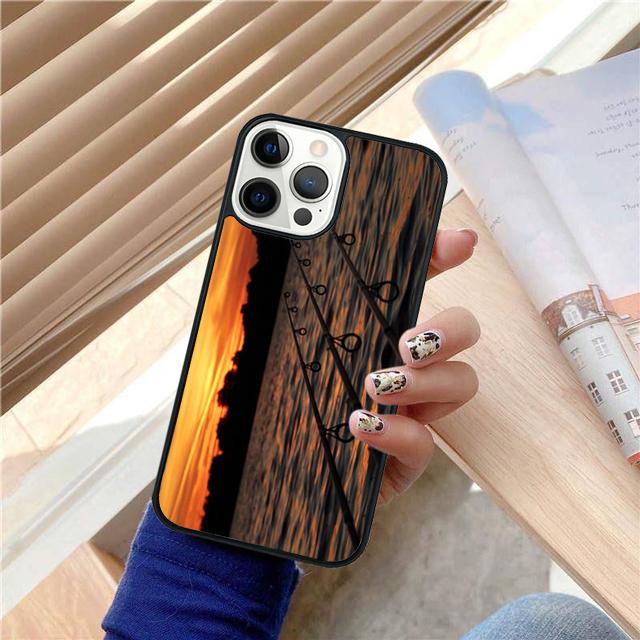 Fishing Lake Sunset Phone Case For iPhone 17 Air 15 16 Cover  14 11 13 Pro Max 12 Plus Max Cover Coque
