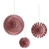 Hanging Rosettes - PTIT CLOWN - REF/22628 - Metallic Rose Gold - 10 Cm - 15 Cm - 20 Cm