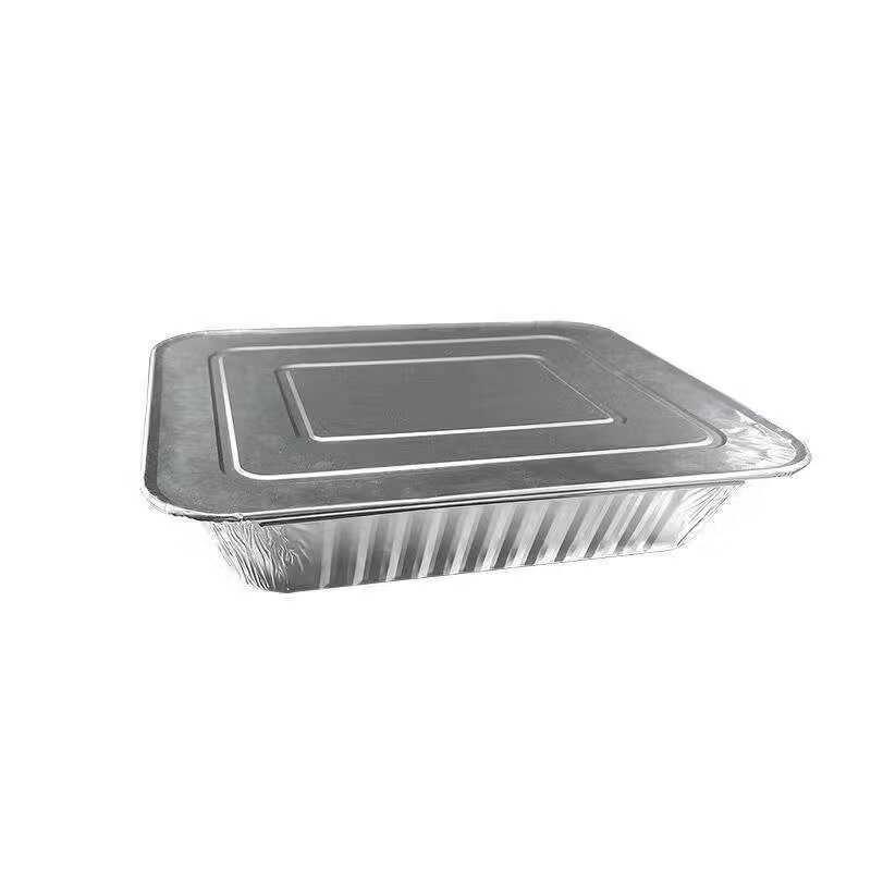 Disposable Rectangular Aluminum Foil Takeaway Box