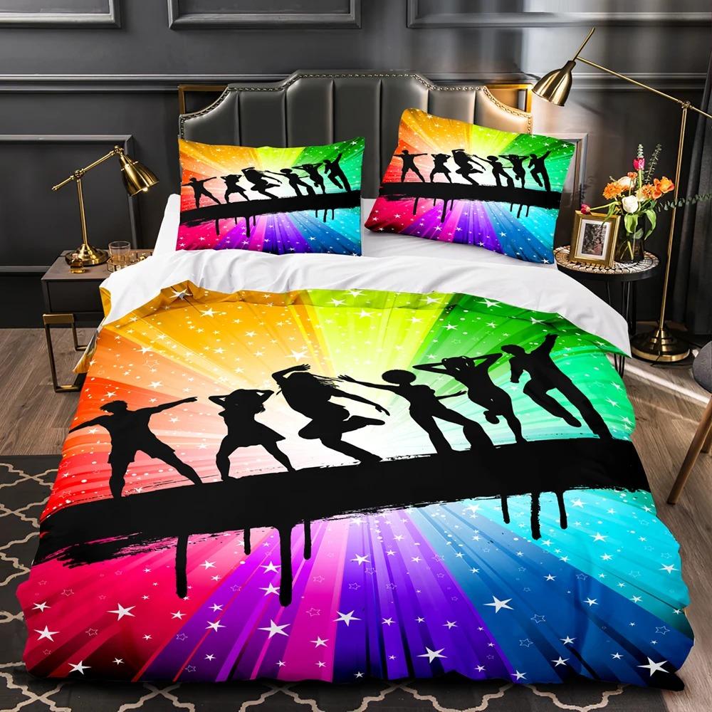 

3D Print Madden Dj Classic Bedding CollectionDuvet Cover Comforter Bed Collection Quilt Cover PillowcaseKing Queen Twin Size Boys Girls 135X200cm-2pcs
