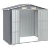 VidaXL Abri de jardin Gris 205x129x183 cm Acier galvanisé