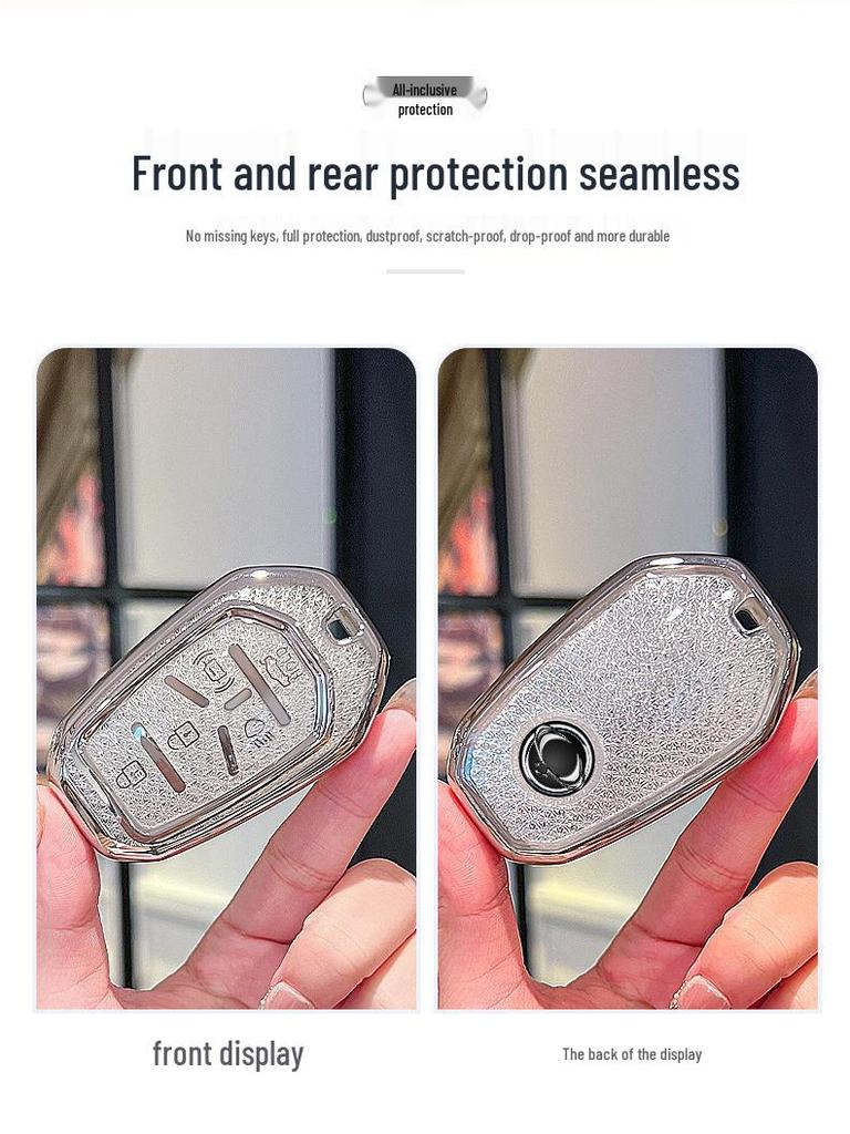Ssangyong Korando Rexton Crystal Remote Key Protective Cover Set