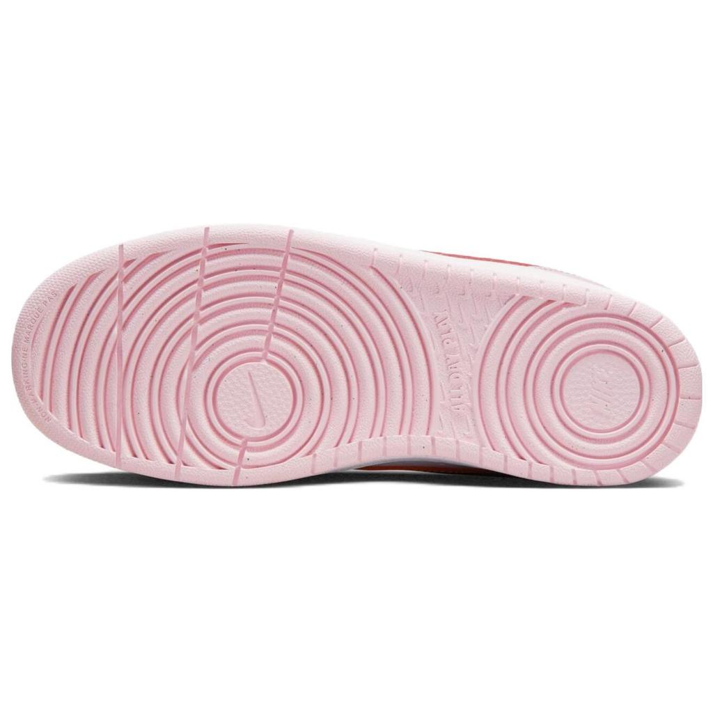 Nike Court Borough Low 2 SE GS White Pink Foam Kids Sneakers DQ0492-100