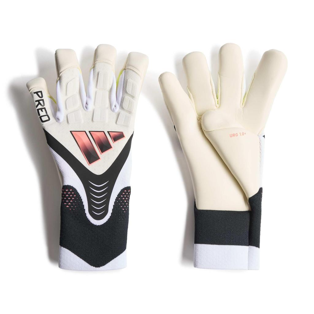 Adidas Soccer Gloves PRED GL Pro Unisex Adult N3449 Solar 6 Turbo/Black/White (KE9711)