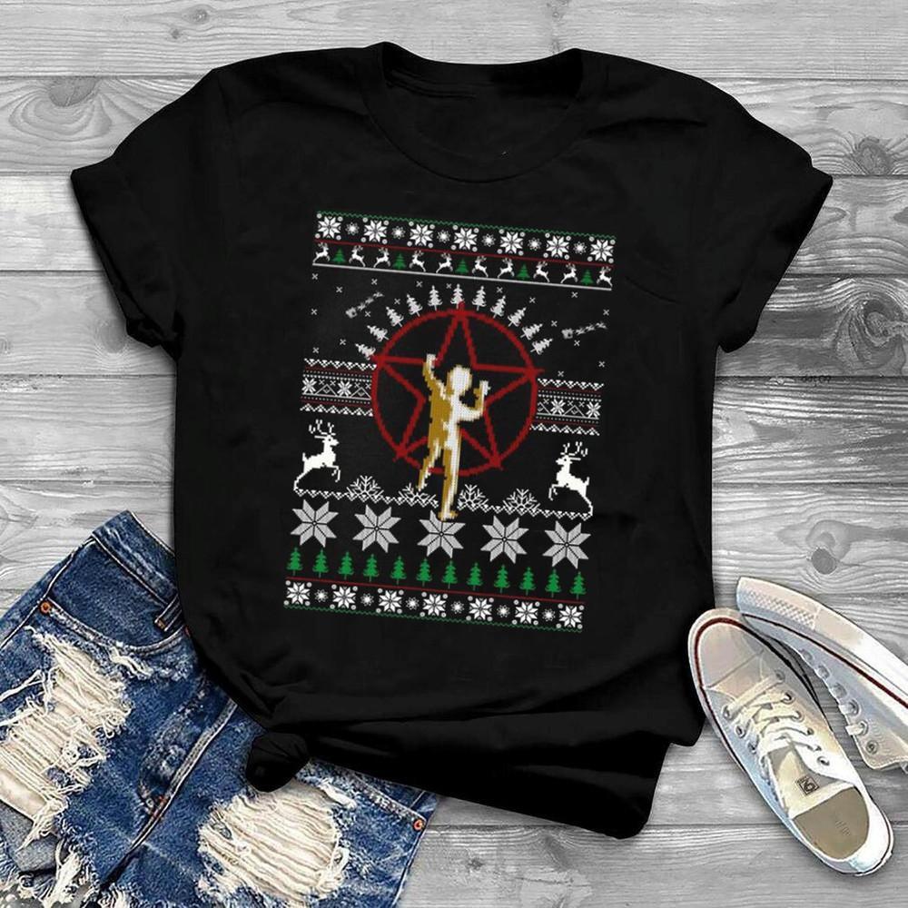 

An ugly Christmas RUSH S-234XL Gift Family Short Sleeve Cotton shirt D2013 Unisex T-Shirt XXXXL