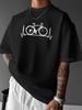 Bike Electrocardiogram Line Print Unisexs Crew Neck Short Sleeve Casual Sports Basic Summer Daily Soft Comfort Fit Wear Tee Shirt