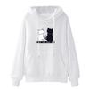Women  Hoodies Casual Sweatshirt Winter Ladies Baggy Cat Jumper Pullover Tops