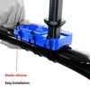 Bike Head Tube Repair Stand With Tool Storage For Road And Mountain Bikes Easy Assembly Metal and Plastic Construction