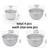 4pcs or 2 Pcs Set Round Bath Bomb Molds Aluminum Alloy Ball Sphere Bath Bomb Mold Cake Baking Pastry Mould DIY Bathing Tool