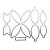 Hair Bow Cutting Dies Embossing Die Cuts Stencil for Making Hair Bow Hair Clip