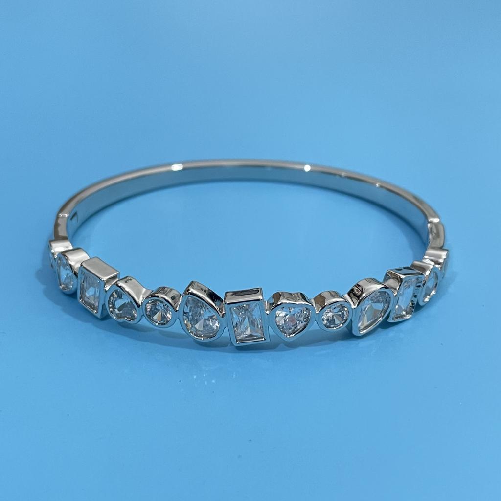 Waterdrop Love Circle Square Zircon Bracelet Female Geometry Square Candy Irregular