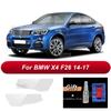 For BMW F30 F10 G30 G20 G32 F07 G11 F15 F16 G01 G02 G05 G06 F48 F25 Car Headlight Protective Film Transparent Black TPU Sticker
