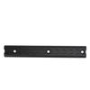 EBTOOLS L-Track Rails with Drilled Holes for Load Securing, Aluminum Airline Rails for Truck Beds (30mm), Black