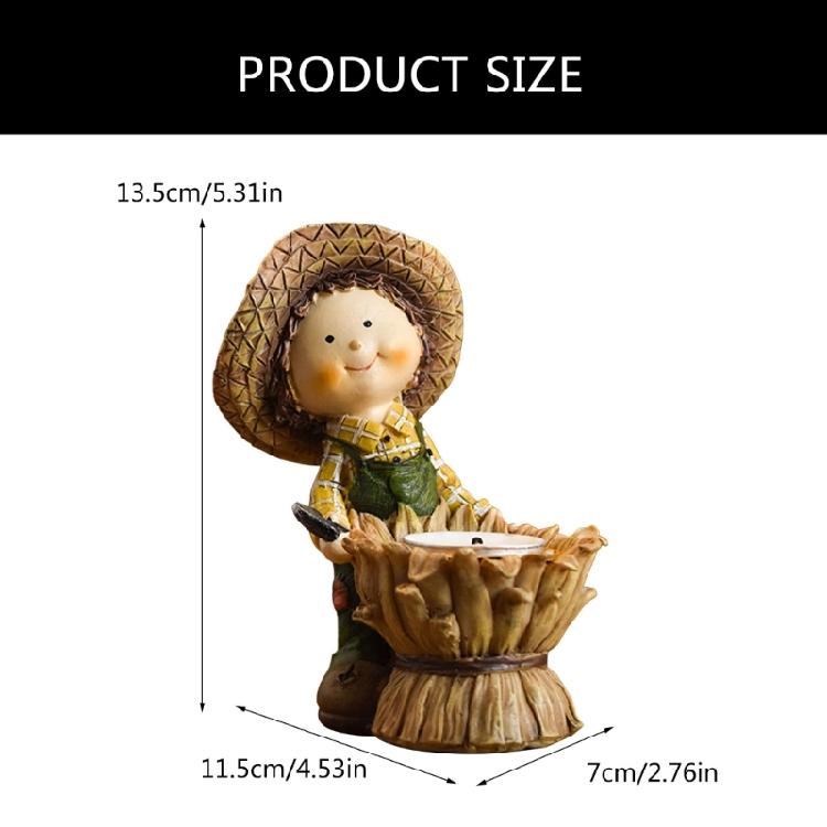 Halloween Garden Adornments Pumpkin Doll Miniature Landscape for Home Outdoor Garden Decoration Pumpkins Decors