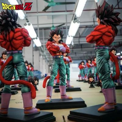 31cm Dragon Ball Anime Figure Vegeta Super Saiyan 4 Vegeta 2 Head Action Figure Pvc Model Statue Collection Decoration Toys Gift