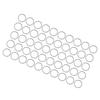 50Pcs Key Ring Stainless Steel AntiRust MultiPurpose 30mm Keychain for Pendant Gift