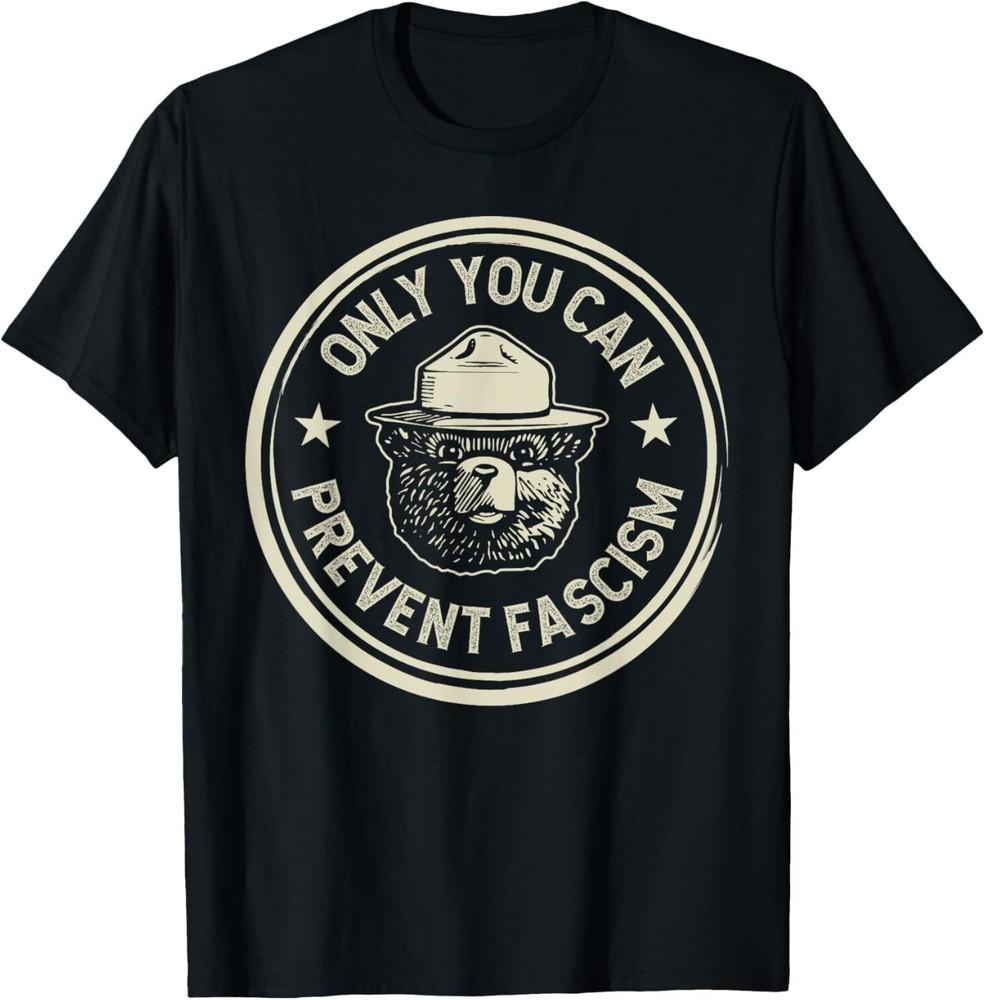 Nur du kannst Faschismus verhindern Smokey Vintage Bär T-Shirt