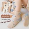 Children's Cartoon Mid-Calf Socks - Multiple Styles, For Boys, Girls, and Babies, Perfect for Autumn/Winter Sports and Students