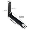 Expandable Microwave Oven Shelf Stainless Steel Foldable Stretch Oven Bracket Holder Adjustable Foldable Microwave Oven Wall