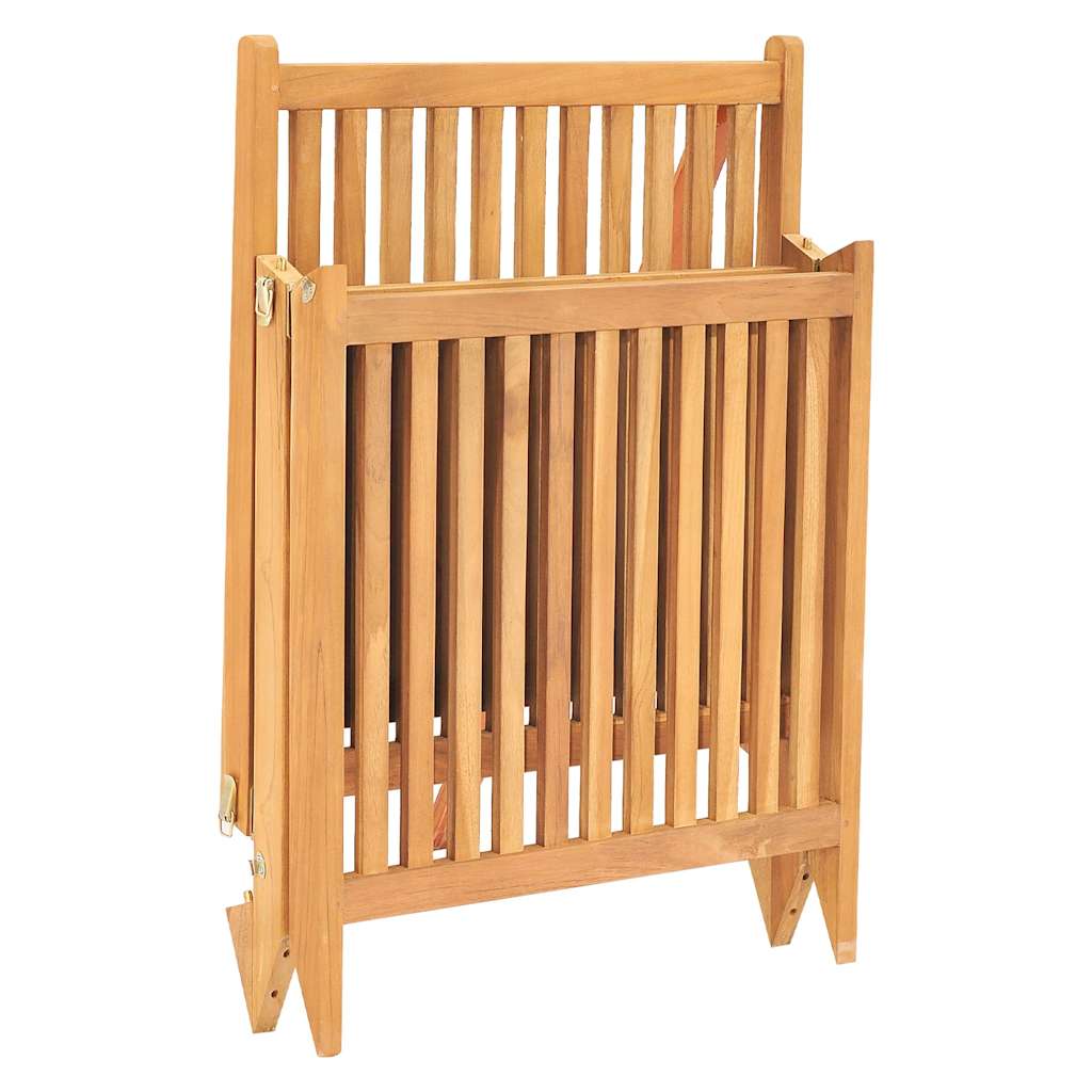 vidaXL Sonnenliege Massivholz Teak