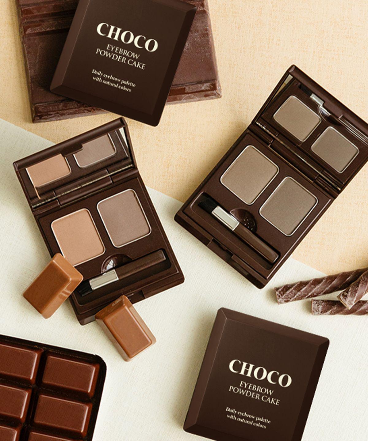 Chocolate Eyebrow Powder Cake (Sizes 1, 2) No. 1