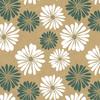 Clairefontaine 223906c - bobine papier kraft motif pâquerettes
