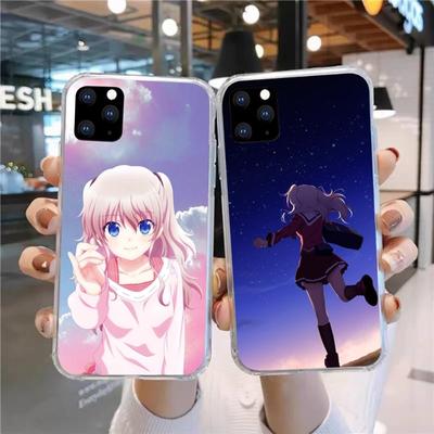Cute GIrl Charlotte Phone Case For Huawei P50 P40 P30 Pro Mate 40 30 Pro Nova 8 8i Y7P Honor Transparent Phone Cover