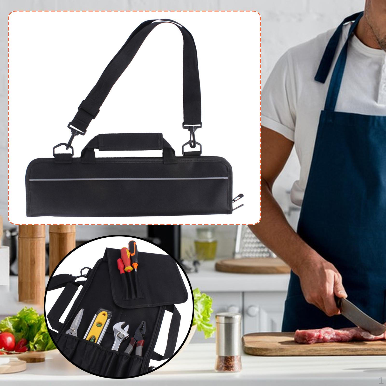 

Chef Knives Bag Case Multifunctional Knive Holder Protector Cooking Tools Carrying for Camping S