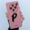 For Xiaomi Redmi 14C 4G A3Pro 4G/ Xiaomi Poco C75 4G M7 5G Case Lucky Initial Letter Liquid Soft Silicone Protective Cover Phone