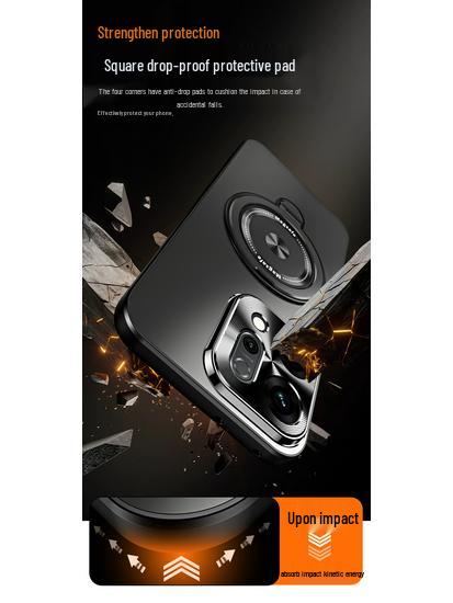 Magnetic Stand Phone Case for OPPO Reno 14/13/12 Pro - Lens Protection & Drop-Proof